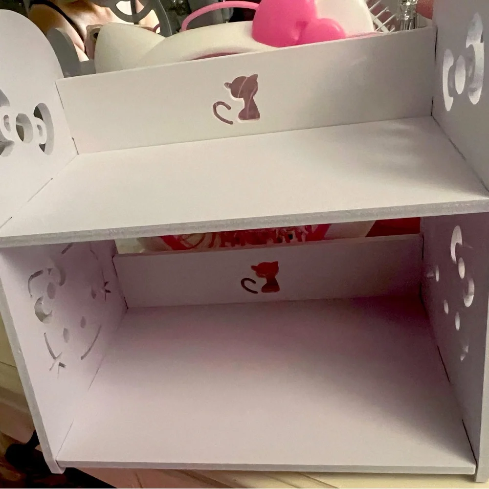 Brand new white hello kitty shelf